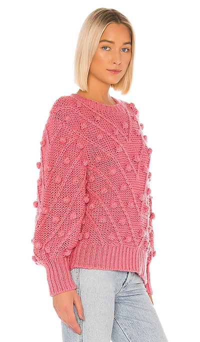 Shop C/meo Collective Trade Places Knit Pullover In Hibiscus