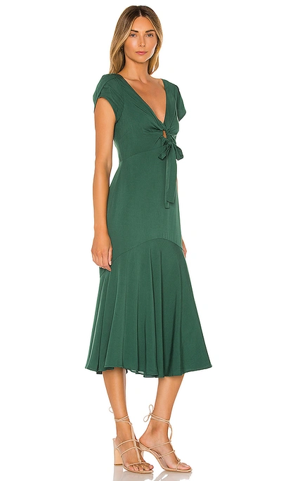 Shop Tularosa Avalynn Dress In Emerald Green