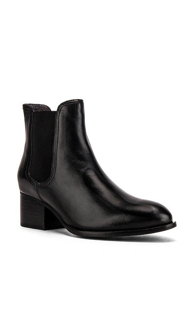 Shop Seychelles In A Trance Bootie In Black Leather
