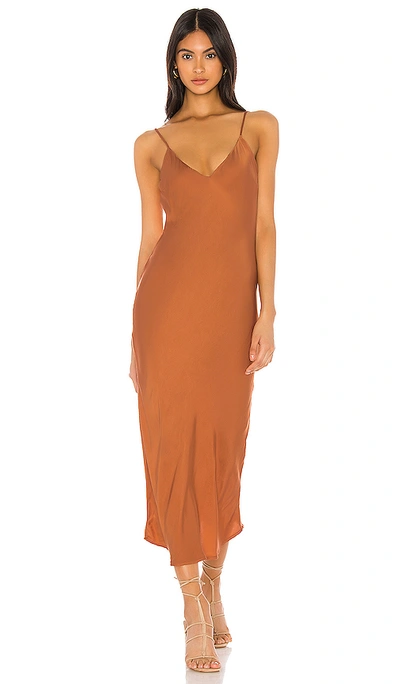 Shop Cali Dreaming Vaea Slip Dress In Copper