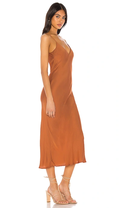 Shop Cali Dreaming Vaea Slip Dress In Copper