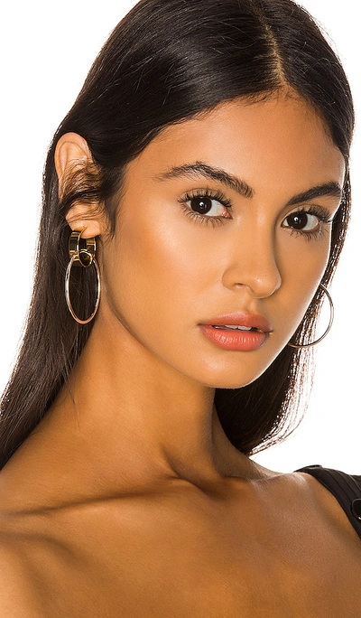 Shop Jenny Bird Imogen Hoop Earrings In Gold