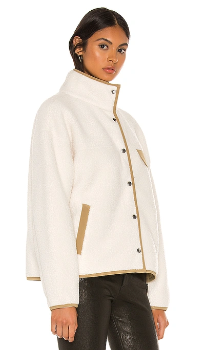 Shop The North Face Cragmont Fleece Jacket In Vintage White & Kelp Tan