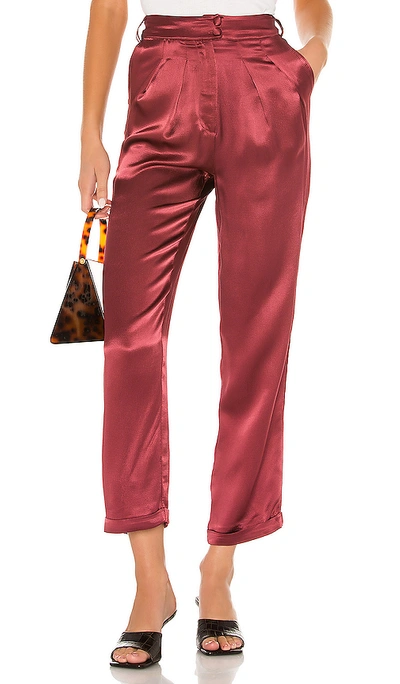 Shop House Of Harlow 1960 X Revolve Cisco Pant In Currant