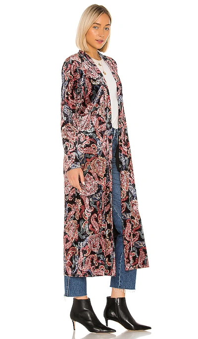 Shop House Of Harlow 1960 X Revolve Jodie Collared Jacket In Noir Paisley