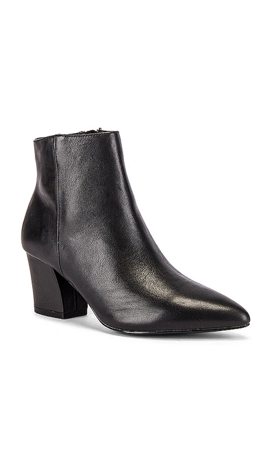 Shop Steve Madden Missie Bootie In Black Leather