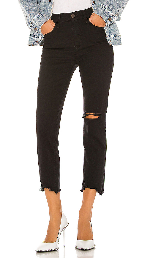 levis 724 high rise straight crop jeans