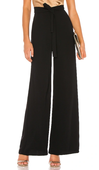 Shop Amanda Uprichard Ariya Pant In Black