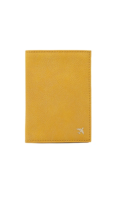Shop Beis The Passport Cover In Yellow