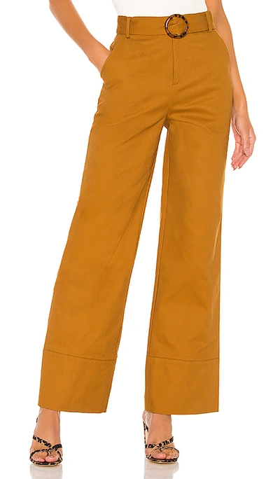 Shop Lovers & Friends Curtis Pant In Camel Brown