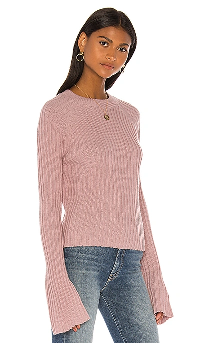 Shop Song Of Style Lila Sweater In Dusty Blush