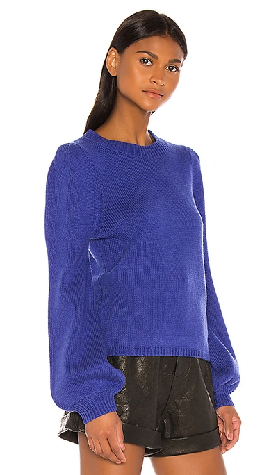 Shop Grlfrnd Penelope Sweater In Princess Blue