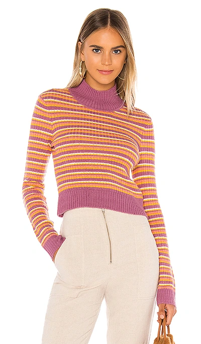 Shop Tularosa Payton Sweater In Tulip Stripe