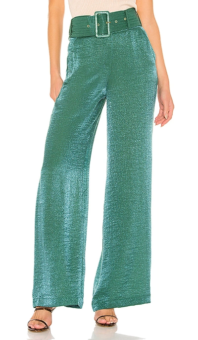 Shop House Of Harlow 1960 X Revolve Mona Belted Pant In Emerald