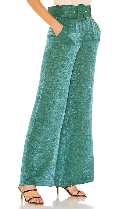 Shop House Of Harlow 1960 X Revolve Mona Belted Pant In Emerald