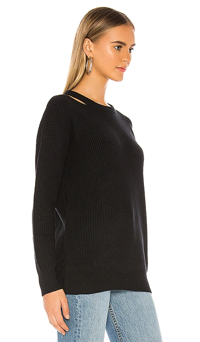Shop Superdown Samantha Oversized Knit Sweater In Black
