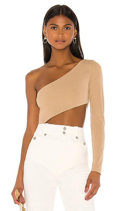 Shop Atoir Secret World Bodysuit In Nomad Nude