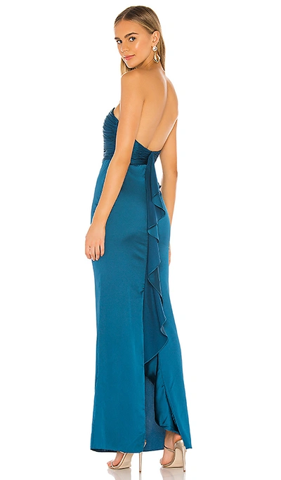 Shop Lovers & Friends Donna Gown In Moroccan Blue