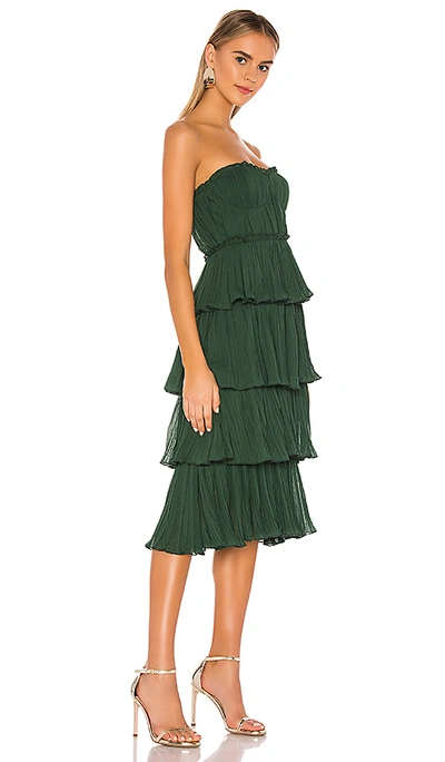 Shop Lovers & Friends Alex Midi Dress In Emerald Green