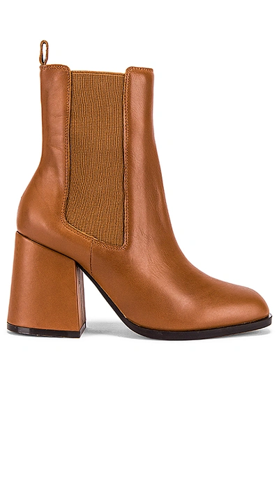 Shop Alias Mae Pepa Bootie In Tan Burnished