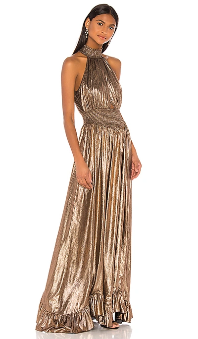 Shop Retroféte X Revolve Carly Gown In Bronze