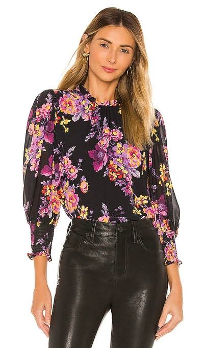 Shop Amanda Uprichard Helene Top In Evening Blossom