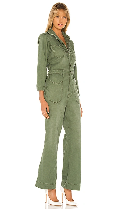 Shop Nsf Charley Arrow West Jumpsuit In Military Green