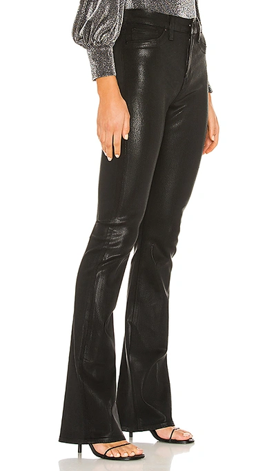 Shop Hudson Barbara High Waist Bootcut. - In Noir Coated