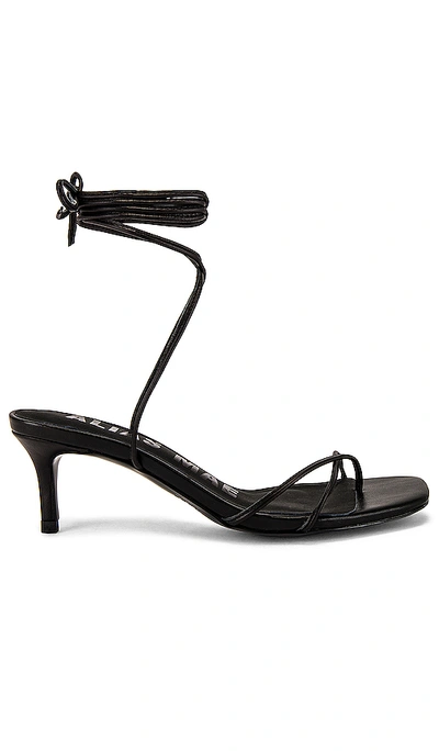 Shop Alias Mae Ellery Strappy Sandal In Black Leather