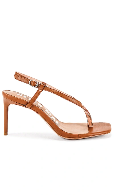 Shop Alias Mae Ina Stiletto In Tan Leather