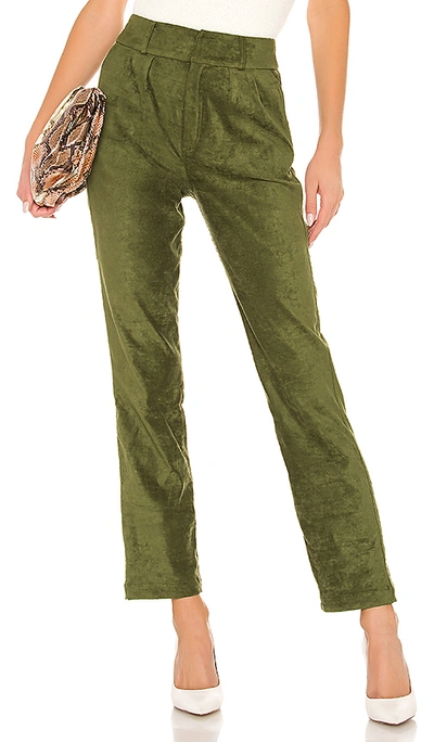 Shop Lovers & Friends Lilith Pant In Olive Green