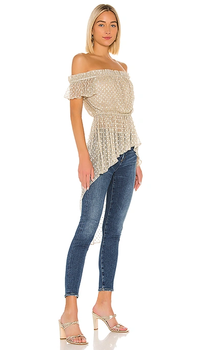 Shop House Of Harlow 1960 X Revolve Amoli Midi Top In Metallic Star