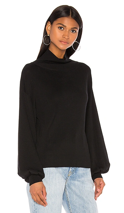 Shop Grlfrnd Misty Slouch Sleeve Sweater In Black