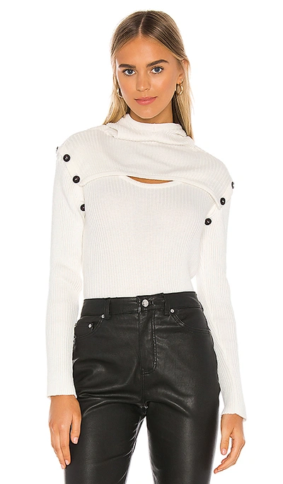 Shop Elliatt Roam Knit Jumper In White