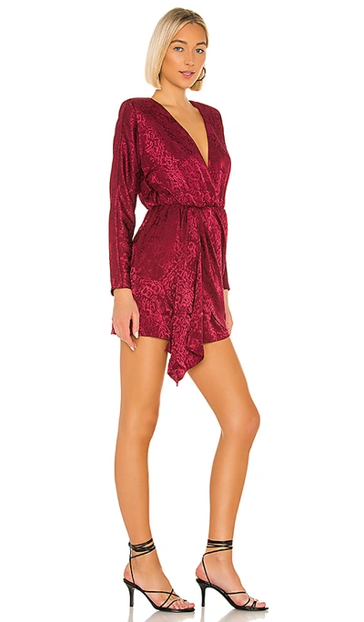Shop House Of Harlow 1960 X Revolve Caterina Dress In Currant Red