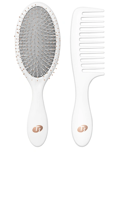 T3 Detangle Duo Detangling Brush And Shower Comb Set In N,a