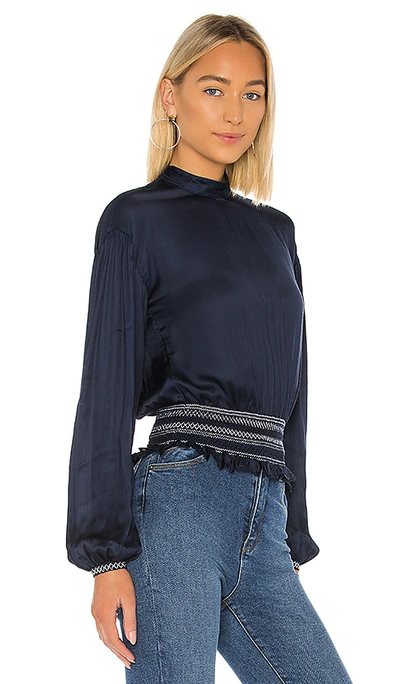 Shop Tularosa Adalyn Top In Slate Blue