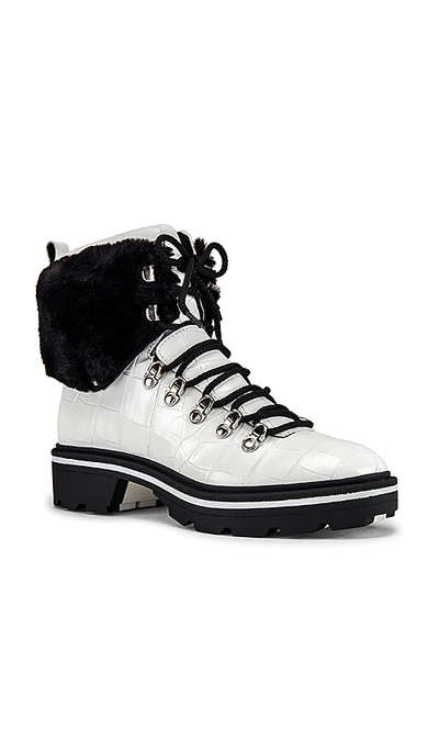 Shop Sigerson Morrison Macre Boot In White & Black