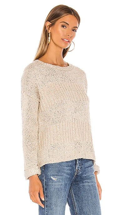 Shop Bb Dakota Sequin Arrangements Sweater In Gold