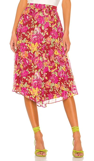 Shop Lpa Kaylee Skirt In Liza Floral