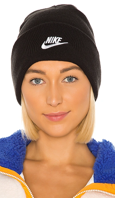 Shop Nike Nsw Cuffed Utility Beanie In Black