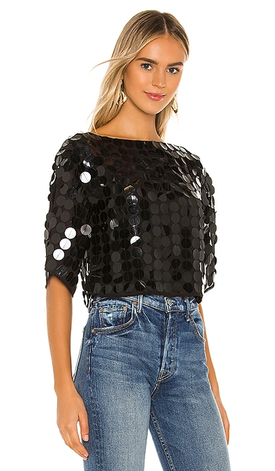 Shop Lovers & Friends Shanna Top In Disco Black