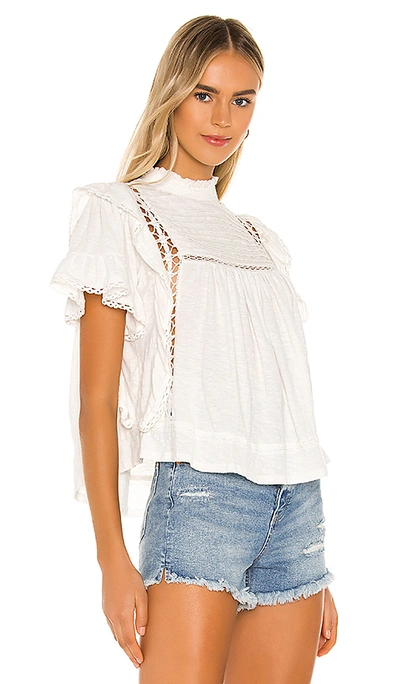 Shop Free People Le Femme Tee In Ivory