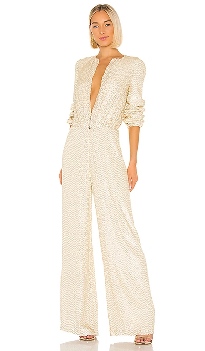 Shop Alexis Ismet Jumpsuit In Ivory