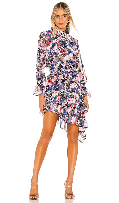 Shop Misa X Revolve Los Angeles Savanna Dress In Tie Dye Floral