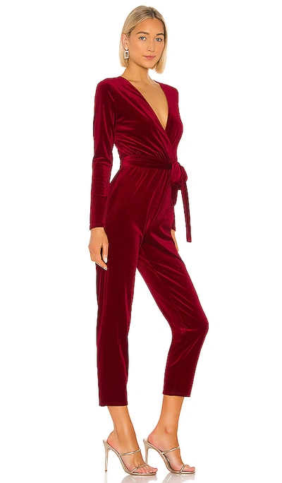 Shop Lovers & Friends Hart Jumpsuit In Ruby Red