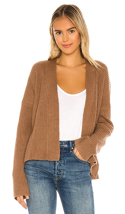 Shop Tularosa Halcyon Cardigan In Taupe