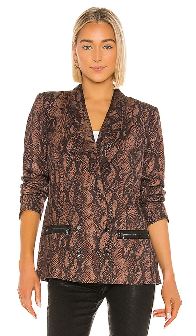 Shop Paige Karissa Blazer In Brown