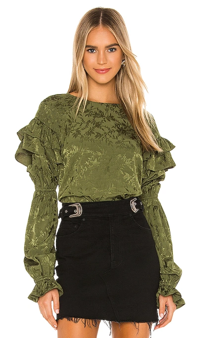 Shop Tularosa Eloise Top In Olive Green