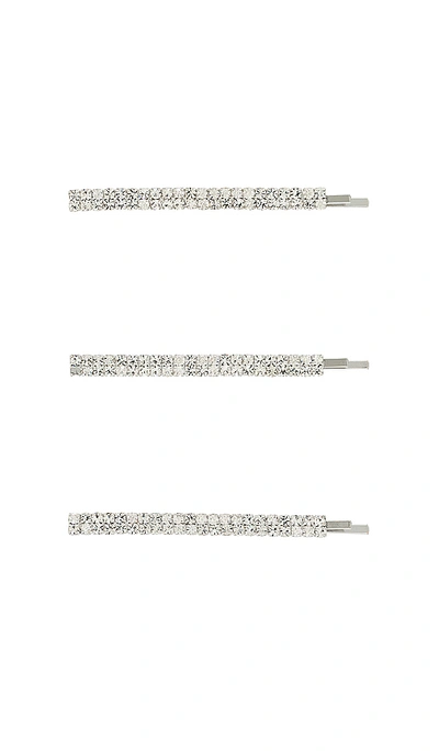 Shop Lovers & Friends Victoria Bobby Pins In Clear